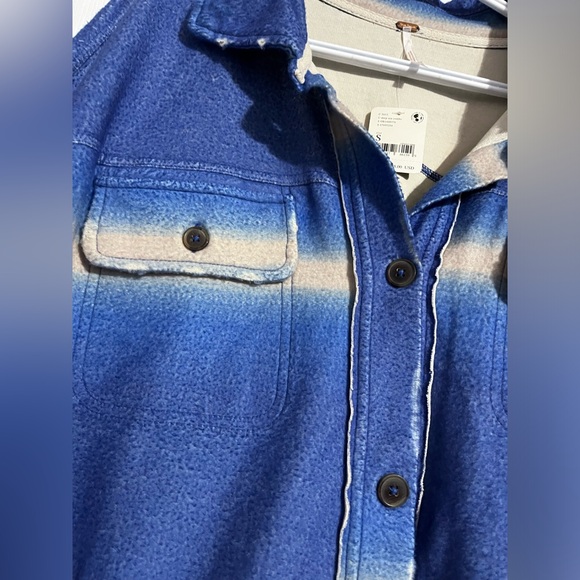 Free People | Ruby Shacket Oversized *Deep Sea Combo - Picture 5 of 10